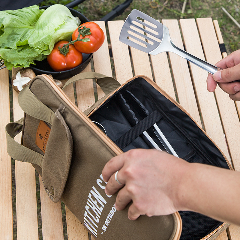ชุดเครื่องครัวแคมป์ปิ้ง 8 ชิ้น - Camping Hiking Cooking บทวิจารณ์และราคา