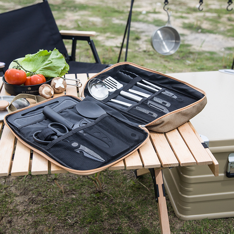 ชุดเครื่องครัวแคมป์ปิ้ง 8 ชิ้น - Camping Hiking Cooking บทวิจารณ์และราคา