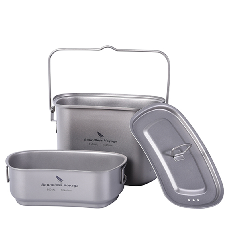 1.5L โรงอาหารทหารกลางแจ้งชุดรั - Camping Cooking Organizer บทวิจารณ์และราคา