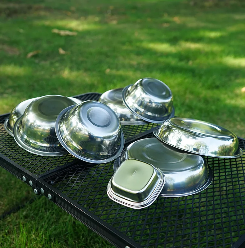 ชุดจานอาหารพกพาสำหรับแคมป์ปิ้ง - Camping Cooking Dining Set บทวิจารณ์และราคา