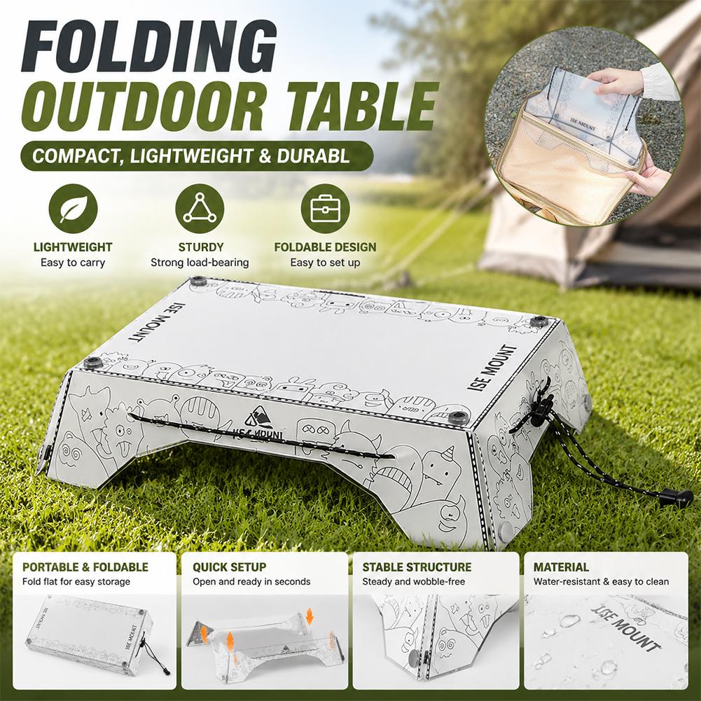 โต๊ะพับได้อเนกประสงค์แบบพกพา P - Camping Cooking Table บทวิจารณ์และราคา