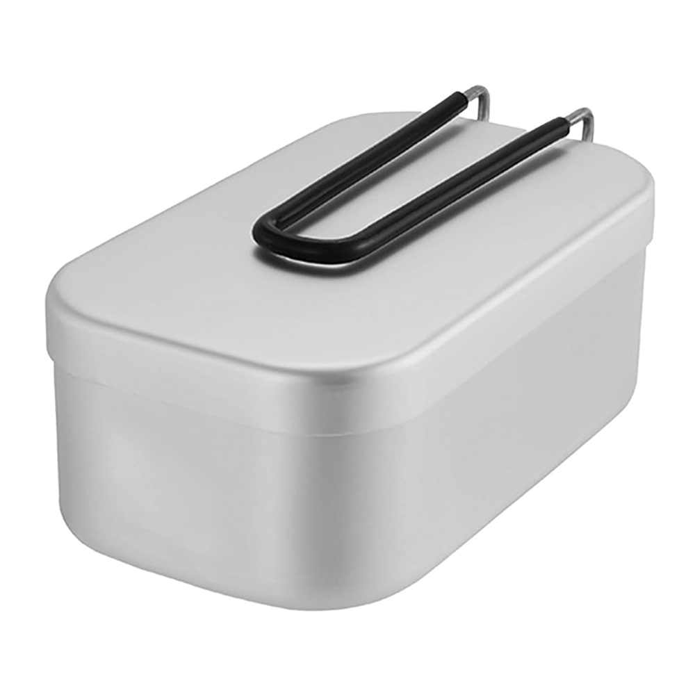 800ML อลูมิเนียมกล่องอาหารกลาง - Camping Cooking Container บทวิจารณ์และราคา