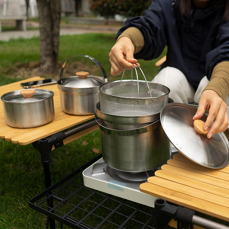 NOBANA ใหม่ล่าสุดกลางแจ้งชุดหม - Camping Hiking Cooking บทวิจารณ์และราคา