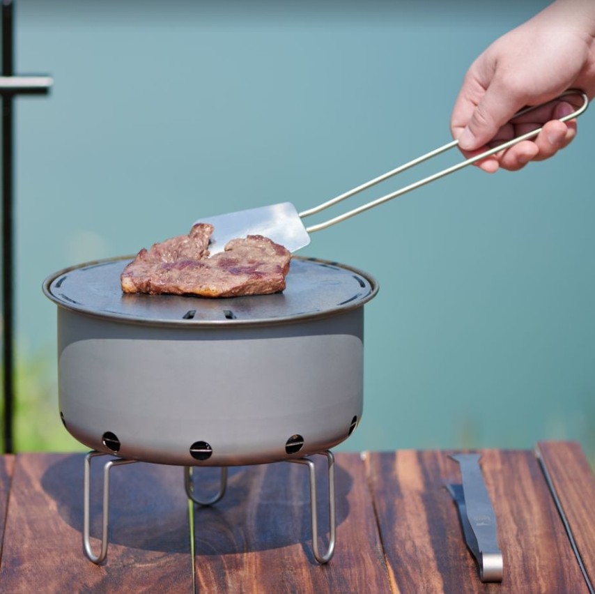 เตาบาร์บีคิวแบบพกพา ไทเทเนียม  - Camping Cooking Flat Top บทวิจารณ์และราคา