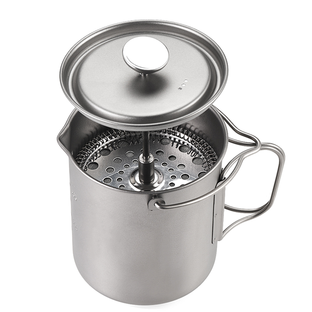 Lixada หม้อชงกาแฟเฟรนช์เพรสถ้ว - Camping Hiking Cooking บทวิจารณ์และราคา
