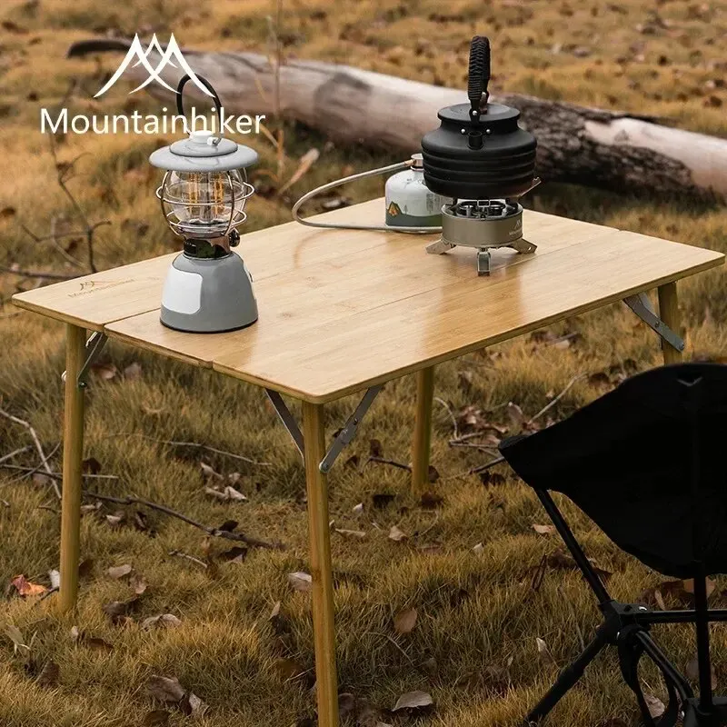 MOUNTAINHIKER 2/3 โต๊ะพับไม้ไผ - Camping Cooking Table บทวิจารณ์และราคา